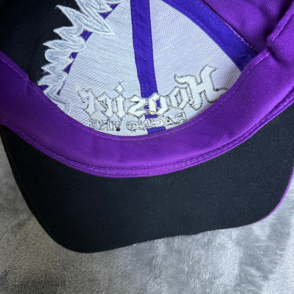 Hoosier Racing Tire Hat Purple Black Embroidered Racing Cap Design Dynamix - Picture 7 of 9